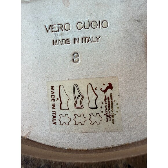 Bruno Magli Made in Italy Blue Denim Slide Sandals Size 8 Item $275 - Picture 8 of 10